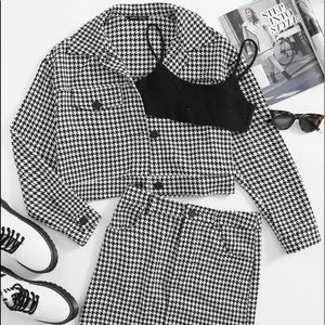 Shein checkered coord set